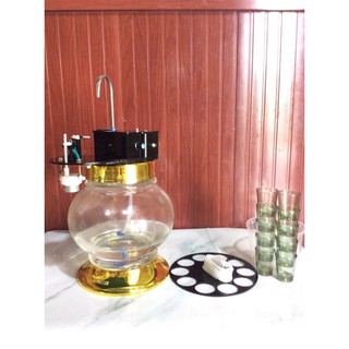 Bình rót rượu 10ly [Bình thuỷ tinh cao cấp 2,7l] Tặng 12 cốc