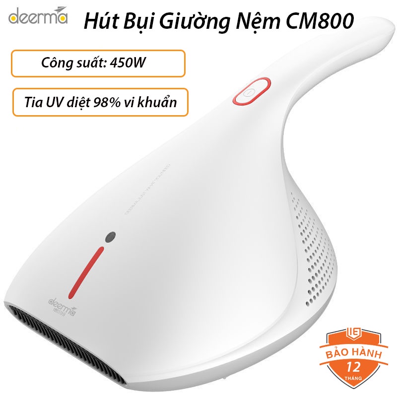 Máy Hút Bụi Giường Nệm Diệt Khuẩn Bằng Tia UV Deerma CM800 Công Suất 450W - BH 6 Tháng
