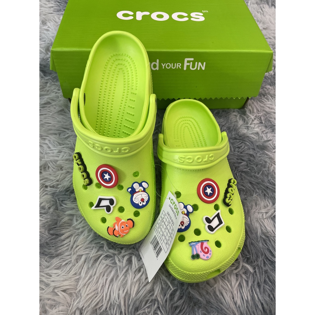 CROCS SỤC XANH CHUỐI CHÍNH HÃNG