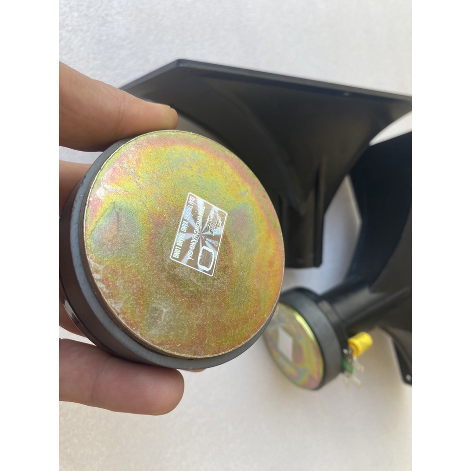 CỦ KÈN THUMPER TỪ 80 TITAN - KÈM TỤ 1.5MF - PHỄU 11X28CM - LOA TREBLE SÂN KHẤU - GIÁ 1 CÁI