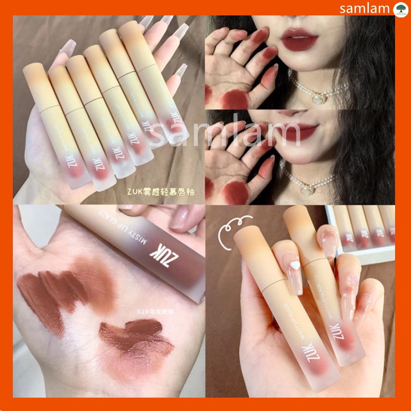 Son Kem ZUK Herorange Son kem Lì Màu Nhung Lâu Trôi Không Phai Không Dính Ly