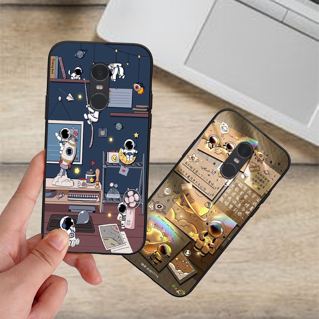 Ốp Xiaomi Redmi Note 4/ Note 4x / Redmi 5 Plus in hình phi hành gia , vũ trụ ngân hà mẫu mới nhất