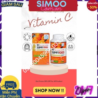Vitamin C Jeju Hàn Quốc - Viên Ngậm Jeju Tangerine Vita C+ Plus Mẫu Mới - Nhập Khẩu Hàn Quốc