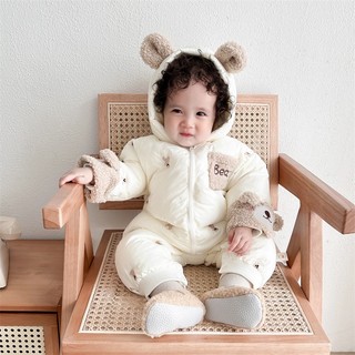 Body phao lót lông dày ấm bé trai bé gái 7-15kg