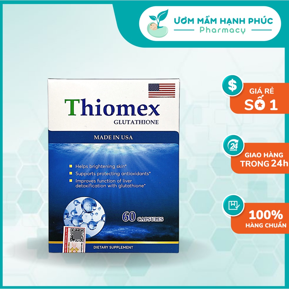 THIOMEX Glutathione - chống oxy hoá, giảm tinh trùng dị dạng