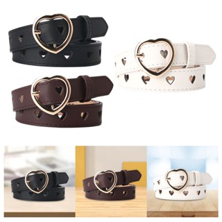 ✨Hàng sẵn sàng✨Thắt Lưng Da Pu Khóa Đôi Phong Cách Punk Rock Cho Nam Nữ Almencla1