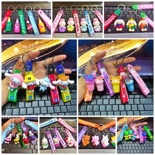 Móc khoá hình mèo hello kitty nhựa dẻo - siêu cute - treo cặp - treo balô tiện dụng