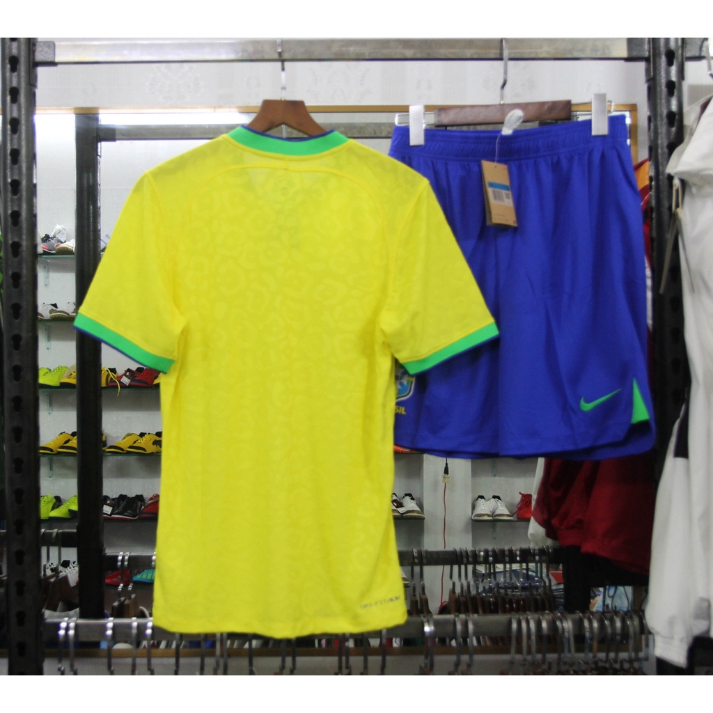 Bộ quần áo bóng đá Đt Brazil mùa WC 22/23 - Bản Player hàng Thái - Brazil Vàng sân nhà