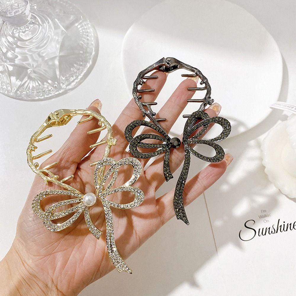 Kẹp Tóc Đuôi Ngựa Đính Nơ Tua Rua Thời Trang Cổ Điển Cho Nữ