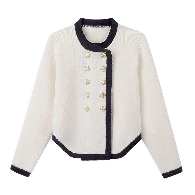 Áo Khoác Cardigan Dệt Kim Tay Dài Thiết Kế Mới Phong Cách Pháp Thời Trang Thu Đông Cho Nữ