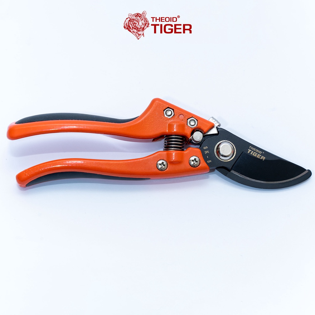 Dụng cụ làm vườn Theoid Tiger Kéo Cắt Cành Chuyên Nghiệp, Lưỡi Kéo Cắt Ngọt, Nhẹ Nhàng