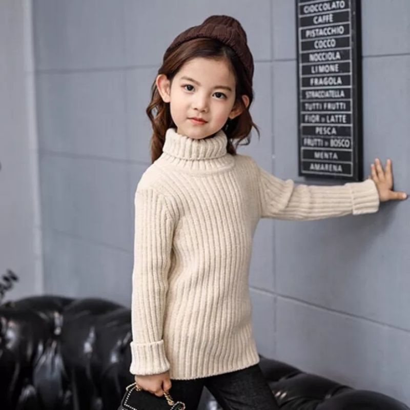 ÁO LEN TUYẾT NHUNG DÁNG HÀN QUỐC CHO BÉ TRAI VÀ BÉ GÁI