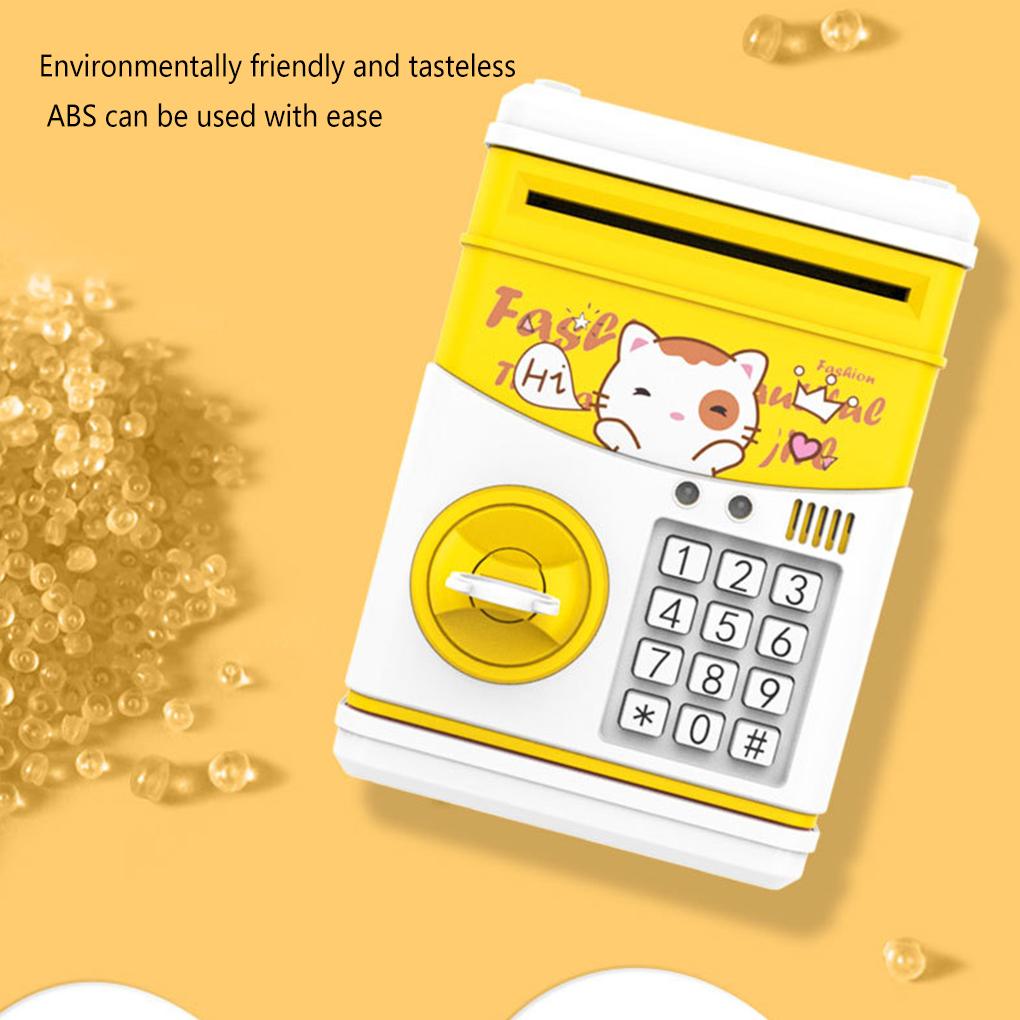 [Choo] Hộp Đựng Tiền Tiết Kiệm Bằng Nhựa Trong Suốt Đa Năng Có Giọng Nói Hình Hoạt Hình Cho Trẻ Em