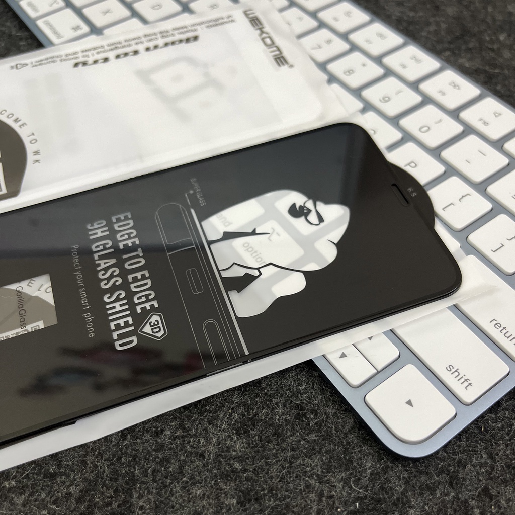 Kính Cường Lực Full Màn WK Kingkong 14promax/ 14pro/ 14/ 13promax/ 13pro/ 13/ 12promax/ 12pro/ 12/ 11/ 11promax