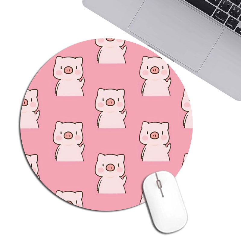 Lót chuột hình tròn siêu cute
