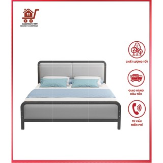 Giường ngủ khung sắt bắc âu cao ,cấp 200x120cm
