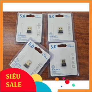 [V5.0] USB Bluetooth 5.0 cho PC -USB Bluetooth Máy tính kết nối 20m V5.0 (vinetshop9x)