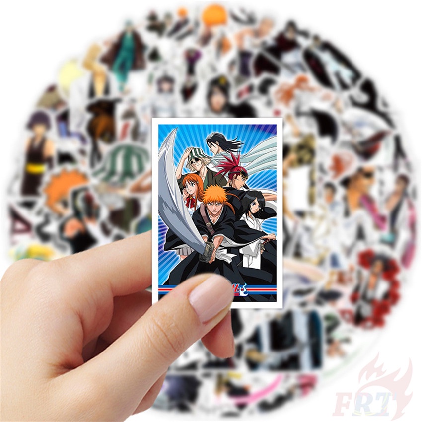 Bộ 100 Cái ❉ Miếng Dán Trang Trí Thiết Kế Hình Bleach: Thousand Year War Độc Đáo ❉ Sticker Dán Tường Chống Thấm Nước Họa Tiết Doodle Hợp Thời Trang