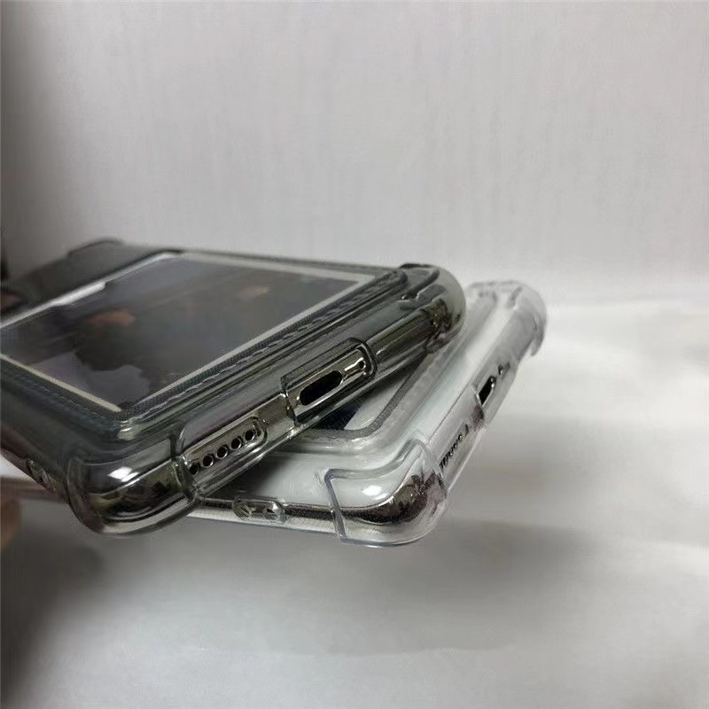 Ốp lưng trong suốt có ví đựng thẻ ảnh cho VIVO V23 5G Y21 Y21s Y21T Y21A Y53s Y33s Y33T Y20g Y20i Y20s Y20 Y17 Y15s Y15a Y15 Y12 Y12s Y12a Y11s Y11s Y11 5G 4G 2022