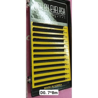 Mi khay 0.07 mink, đen, bắt keo, mượt