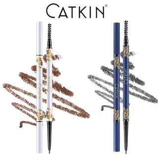 Bút kẻ lông mày CATKIN chống thấm nước mồ hôi lâu trôi siêu mềm mịn 2 màu sắc tùy chọn 0.12g
