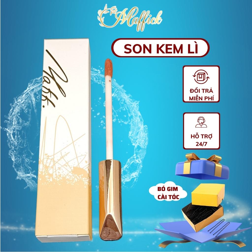 Son lì không trôi Maffick MF204 mỹ phẩm trang điểm nội địa trung dạng kem bền màu, dễ lên màu son