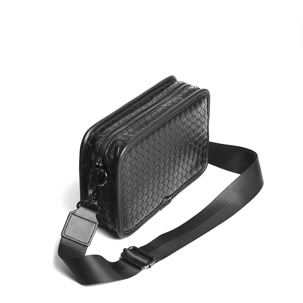 Túi Da Nam DODEN Họa Tiết Caro Dáng Hộp thời trang cao cấp DD38