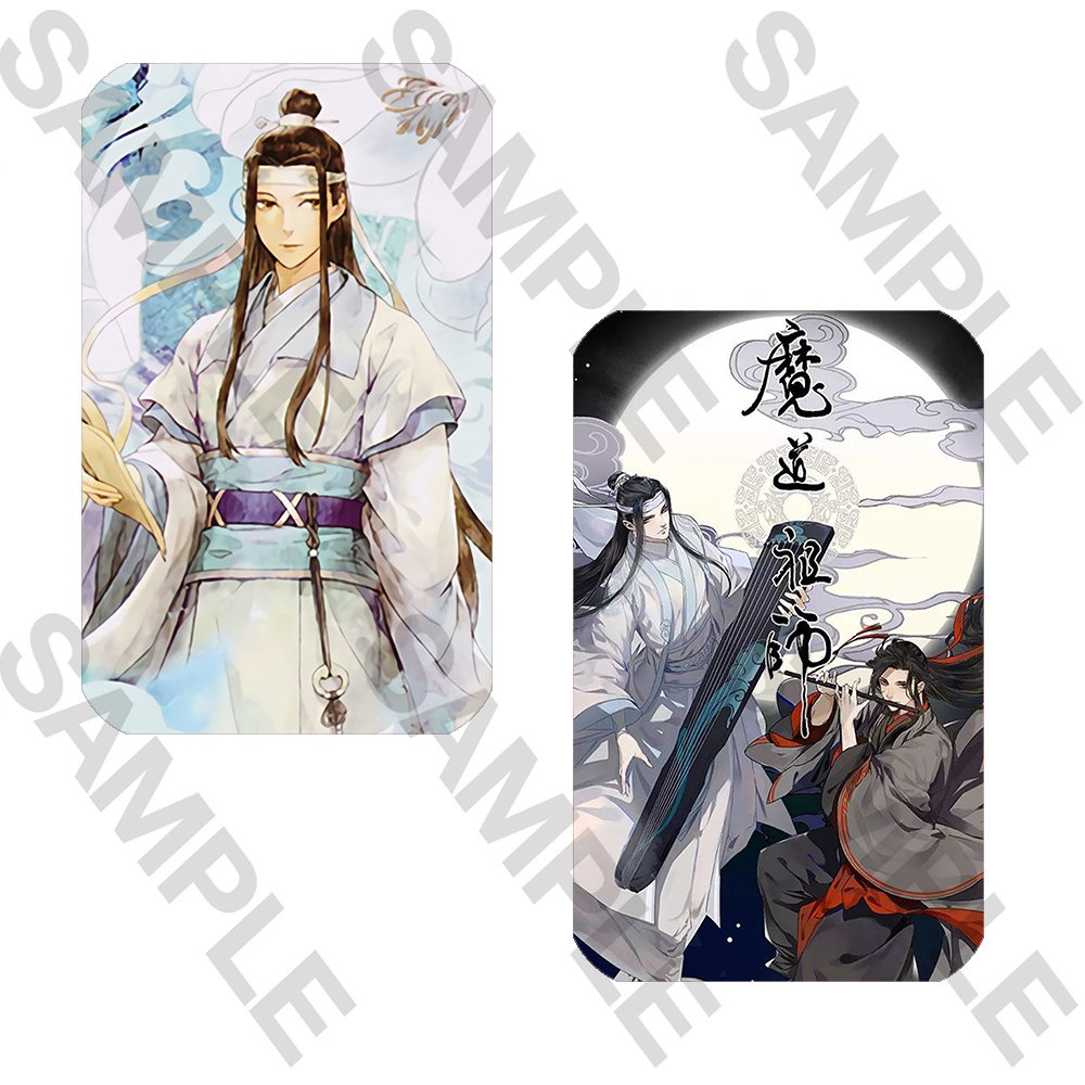 Ảnh card bo góc in hình MA ĐẠO TỔ SƯ ver KHÓI TRẮNG BL manhwa anime chibi thẻ bo viền 5*8cm