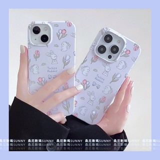 Bao Gồm Tất Cả Phim Thỏ Tulip Phong Cách Hàn Quốc ins Ốp Lưng Điện Thoại Cứng Thích Hợp Cho iphone 14 Plus 13 11 12 pro max