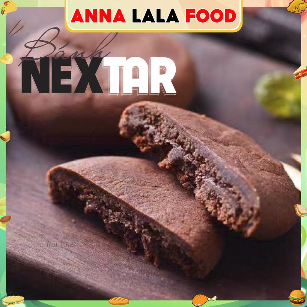 BÁNH NABATI NEXTAR SỐT SOCOLA SIÊU NGON 1 hộp 8 bánh, đồ ăn vặt cao cấp