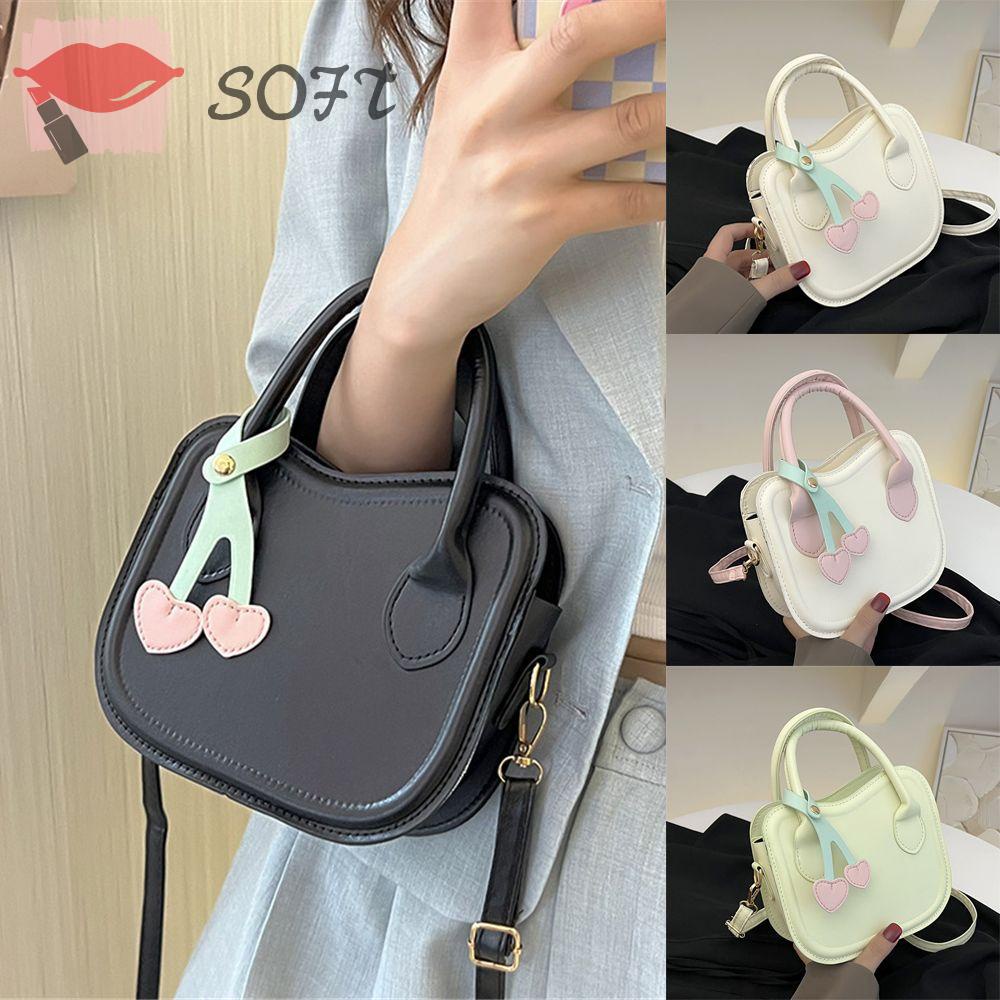 Túi Đeo Chéo Nhỏ Hình Quả Cherry Dễ Thương Dành Cho Nữ