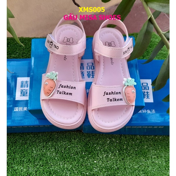 ❤️Sandal Bé Gái 2-8 Tuổi Siêu Nhẹ Đế Chống Trơn Trượt Phong Cách Hàn Quốc XMS005