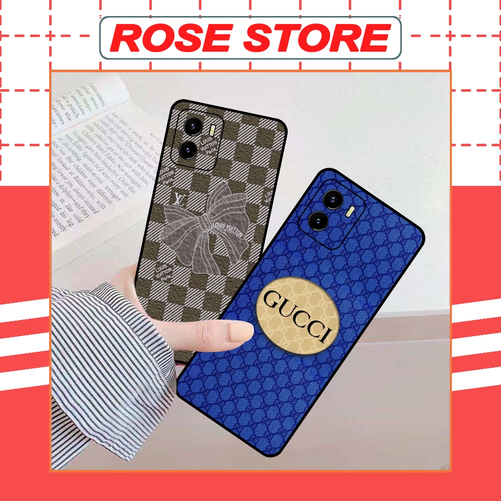 Ốp Vivo Y01 / Y15s / Y15a in hình thương hiệu thời trang cá tính LV,GC...