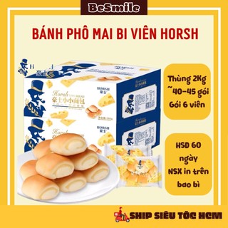 Bánh mì bi phô mai túi 6 viên horsh ông già horsh chubby food