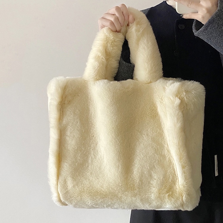 Túi xách IELGY bằng vải lông sức chứa lớn thoải mái sành điệu thời trang cho nữ