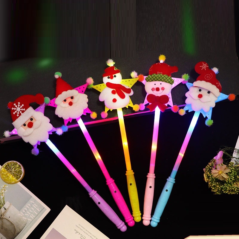 đồ chơi gậy giáng sinh noel phát sáng