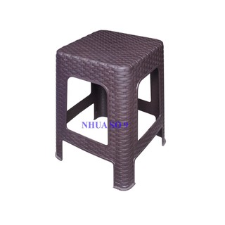 Ghế cao nhựa giả mây