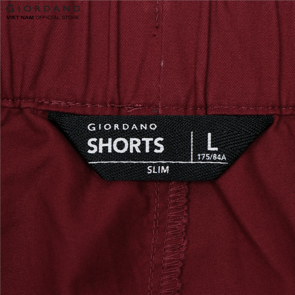 Quần Shorts Lưng Thun Kaki Nam Giordano 01101205