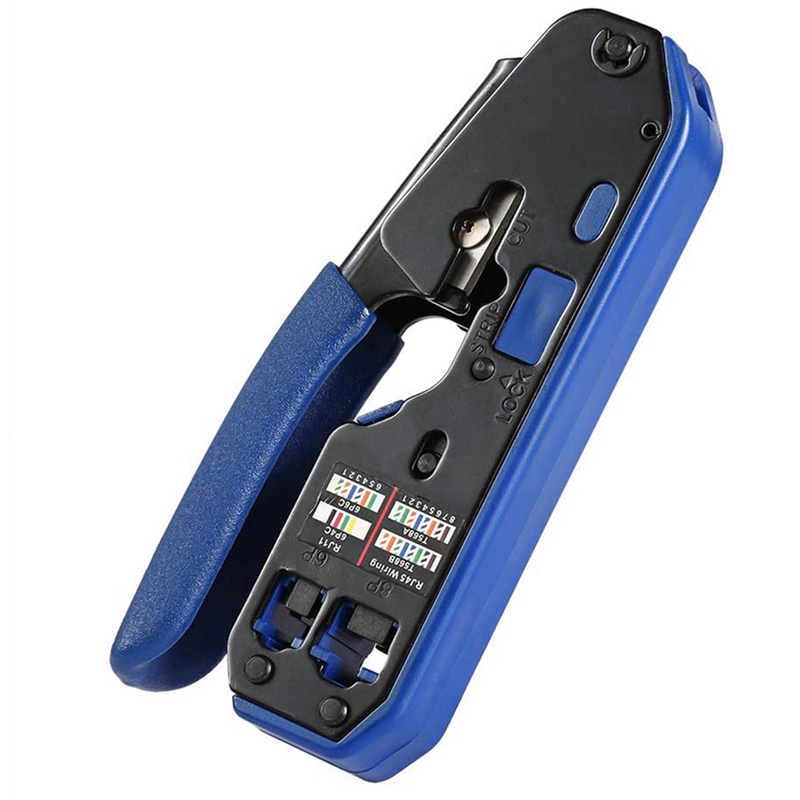 Bộ Dụng Cụ Kiểm Tra Cáp Mạng RJ45 CAT5 CAT5E CAT6 RJ45 CAT6 Kèm 50 Đầu Nối