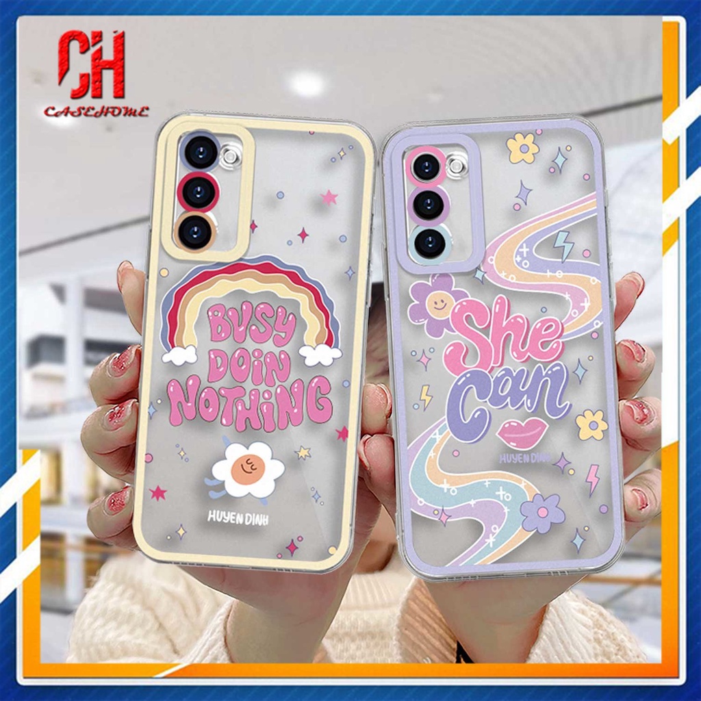 Ốp Điện Thoại Tpu Mềm Hình Cầu Vồng Cho Samsung A52 A13 A32 A12 A03 A51 A03S A23 A10S A50 A20S J7 Prime A02S A20 A50S A10 A30S A52S A30 M12 M01S A125 A13 Life F12 M10S M40S A515F A207F M02S A025 F02S