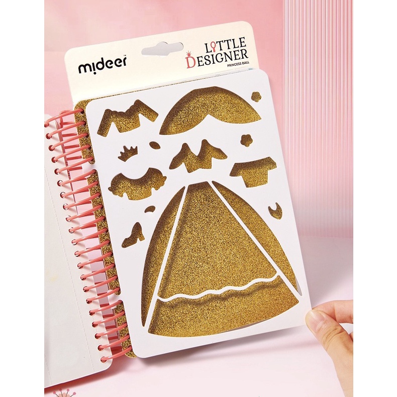 Sổ Thiết Kế Thời Trang/ Sổ Trang Điểm Kết Hợp Tô Màu Nước Mideer