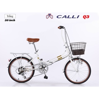 Xe đạp gấp CaLLI Q3 hợp kim nhôm Hàng Cao Cấp Xuất Nhật SIZE 20 cho người