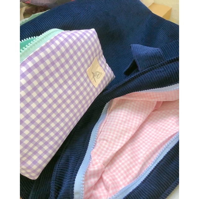 TÚi RÚT BASIC - TÚI TOTE VẢI NHUNG TĂM 3 LỚP DÀY DẶN🛍🛍