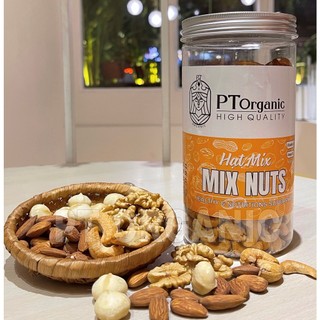 Hạt mix 4 loại: óc chó, hạnh nhân, hạt điều , maca nhân -500gr