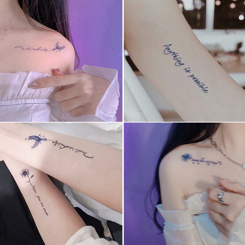 【SIYA Magic Tattoo】Hình Xăm 15 Ngày Dán Tạm Thời Chống Nước 6cm x 10cm Sang 10-15 Ngày