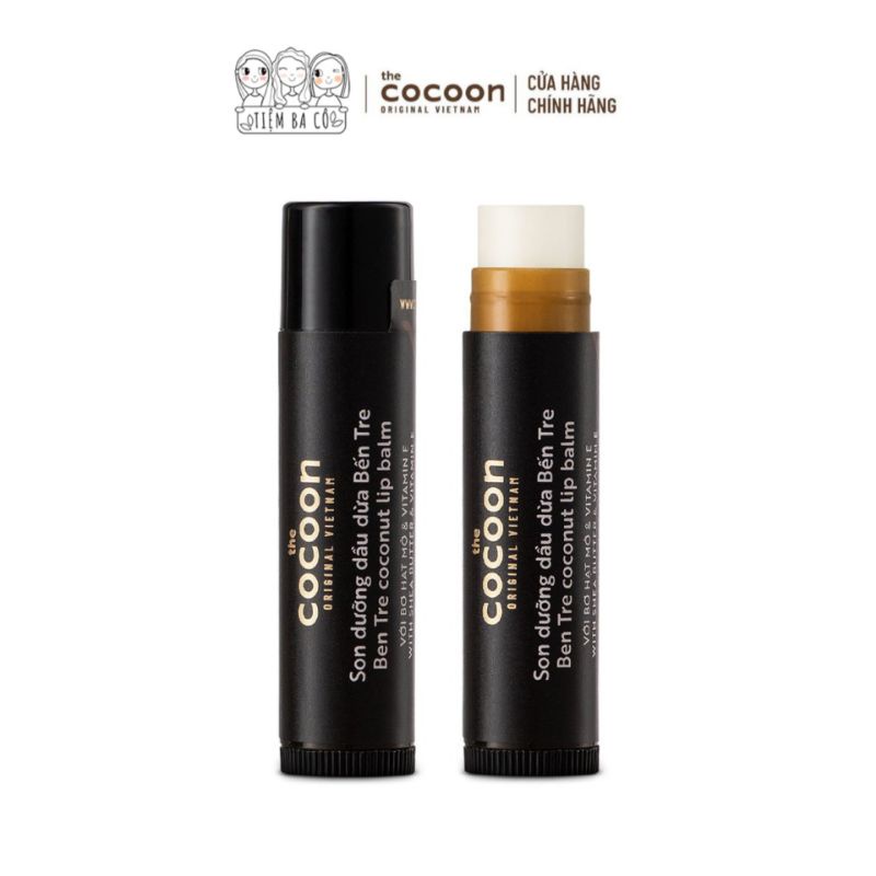 Son dưỡng dầu dừa Bến Tre Cocoon dưỡng ẩm môi 5g