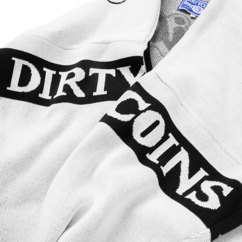 Áo Khoác DirtyCoins JP Knit Cardigan - White