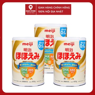 1 thùng sữa meiji lon nội địa nhật 800gr lon số 0