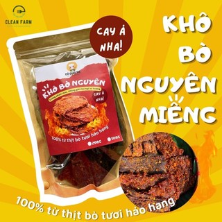 Khô Bò Nguyên Miếng Gia Truyền Đặc Biệt Thơm Ngon Hoàn Toàn từ Bò tươi Đăk Lăk