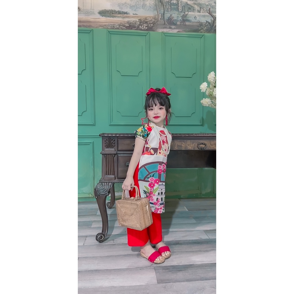 Áo dài KEM Boutique cô gái hiện đại kèm quần